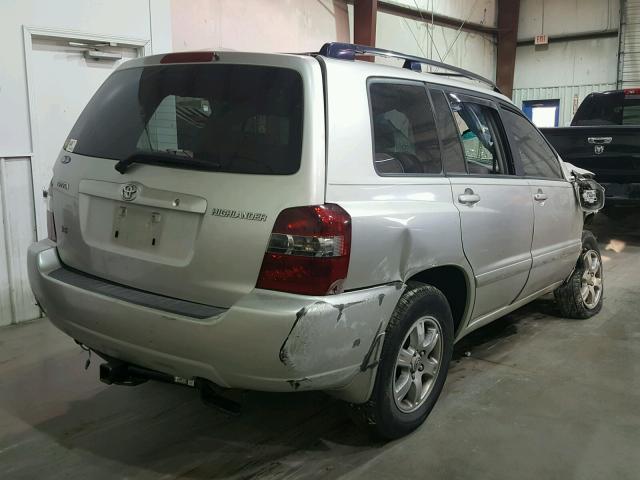 JTEDP21A870133725 - 2007 TOYOTA HIGHLANDER SILVER photo 4