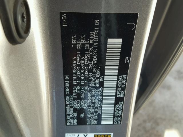 JTLKT324164122986 - 2006 TOYOTA SCION XB Gümüş foto 10