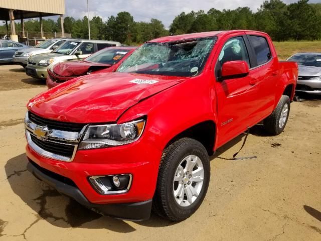 1GCGSCEN1J1154288 - 2018 CHEVROLET COLORADO L RED photo 2