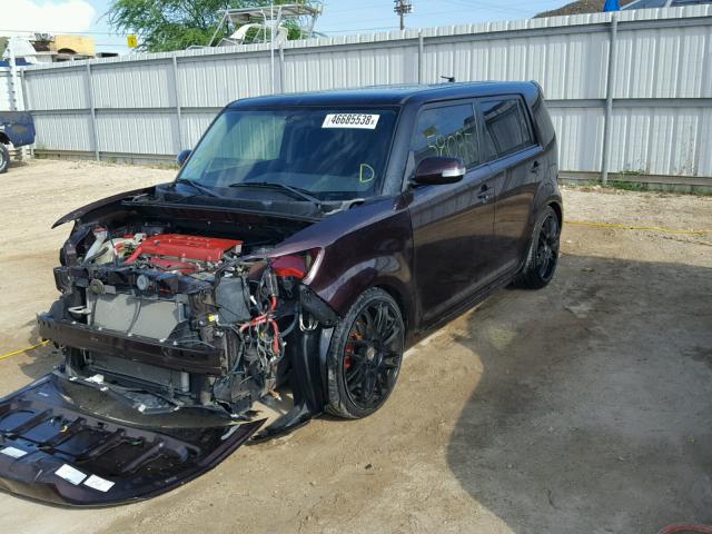JTLKE50E081025428 - 2008 TOYOTA SCION XB იასამნისფერი ფოტო 2