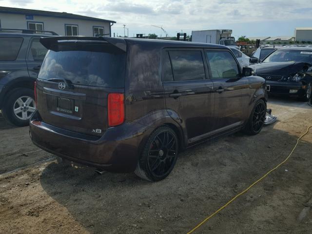 JTLKE50E081025428 - 2008 TOYOTA SCION XB იასამნისფერი ფოტო 4