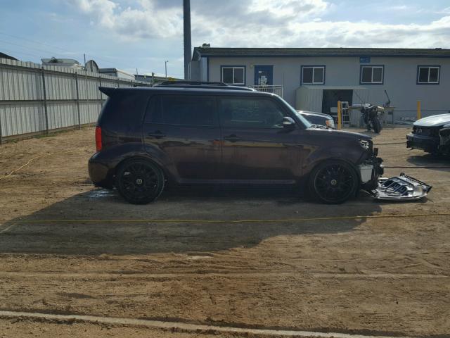 JTLKE50E081025428 - 2008 TOYOTA SCION XB იასამნისფერი ფოტო 9