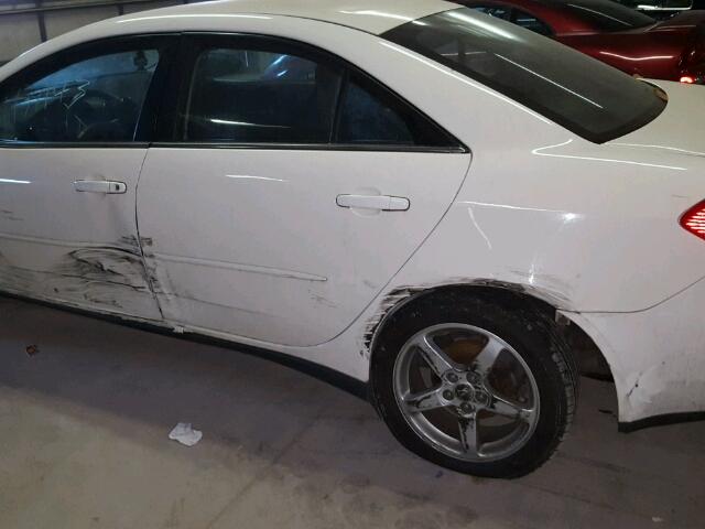 1G2ZG58N474246797 - 2007 PONTIAC G6 BASE WHITE photo 9