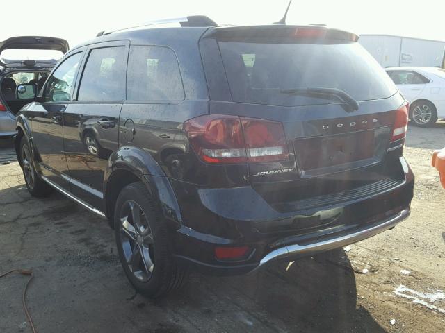 3C4PDCGB1FT610917 - 2015 DODGE JOURNEY CR BLACK photo 3