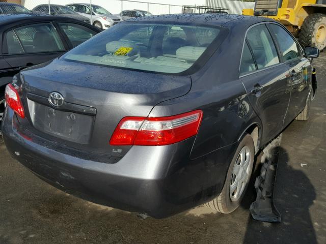 4T1BE46K39U902217 - 2009 TOYOTA CAMRY BASE GRAY photo 4