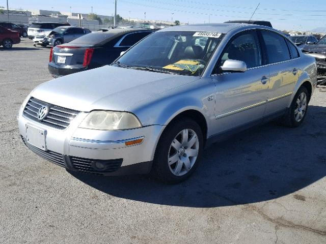 WVWTH63B23P279632 - 2003 VOLKSWAGEN PASSAT GLX SILVER photo 2