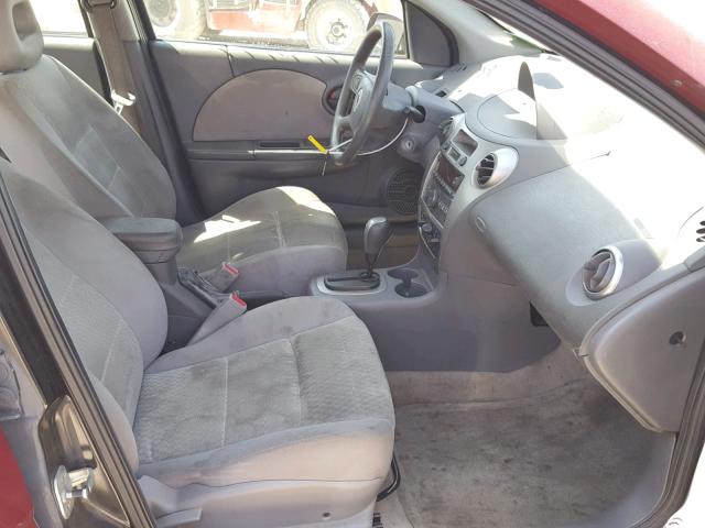 1G8AJ55F96Z185319 - 2006 SATURN ION LEVEL BURGUNDY photo 5