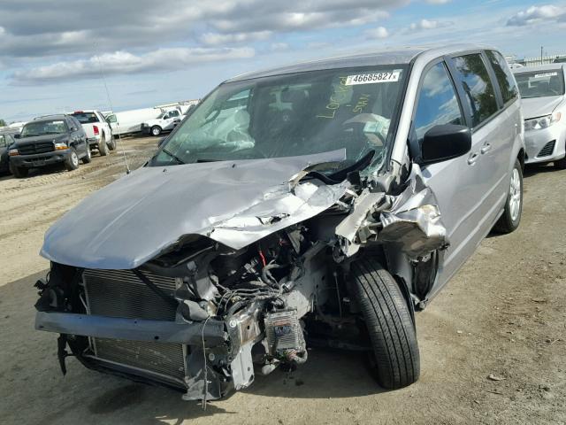 2C4RDGBG5DR769023 - 2013 DODGE GRAND CARA SILVER photo 2