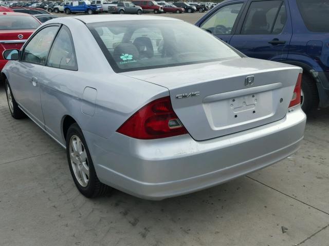 1HGEM22943L009757 - 2003 HONDA CIVIC EX SILVER photo 3