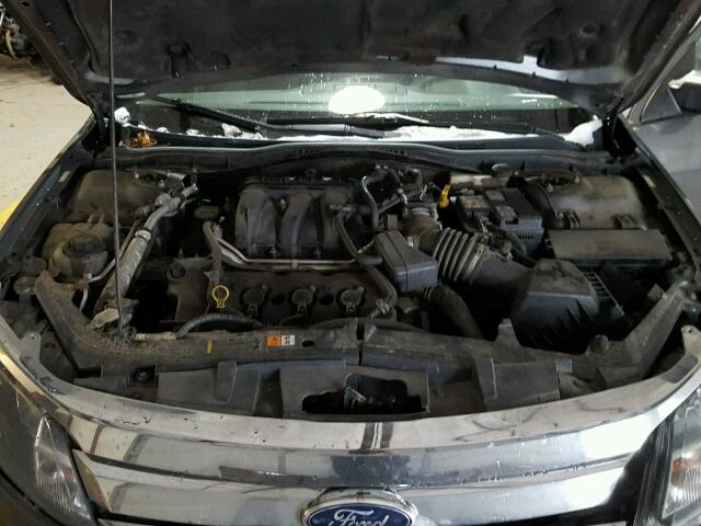 3FAHP0CG0BR197350 - 2011 FORD FUSION SEL GRAY photo 7