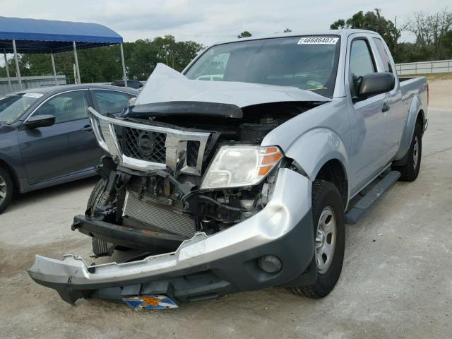 1N6BD0CT6BC407550 - 2011 NISSAN FRONTIER S SILVER photo 2