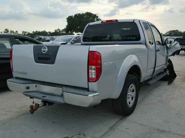 1N6BD0CT6BC407550 - 2011 NISSAN FRONTIER S SILVER photo 4