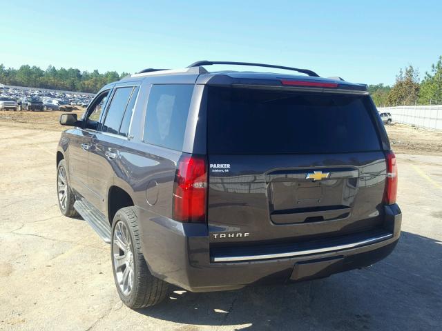 1GNSKCKC0FR503924 - 2015 CHEVROLET TAHOE K150 BLACK photo 3