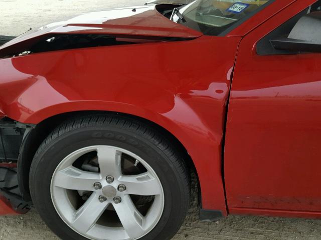 1C3CDZABXDN652577 - 2013 DODGE AVENGER SE RED photo 9