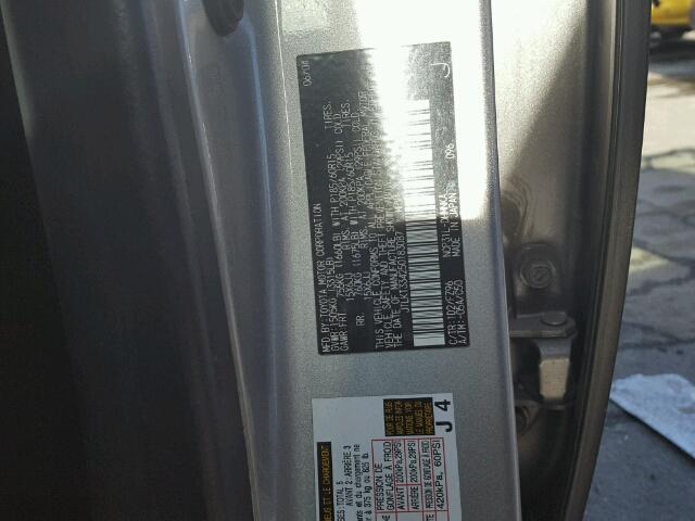 JTLKT334250183087 - 2005 TOYOTA SCION XB 灰色 照片 10