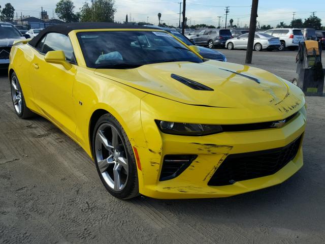 1G1FF3D70H0213469 - 2017 CHEVROLET CAMARO YELLOW photo 1