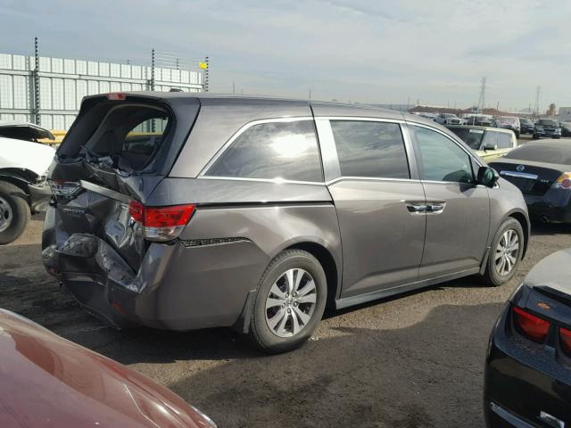 5FNRL5H65FB112940 - 2015 HONDA ODYSSEY EX CHARCOAL photo 4