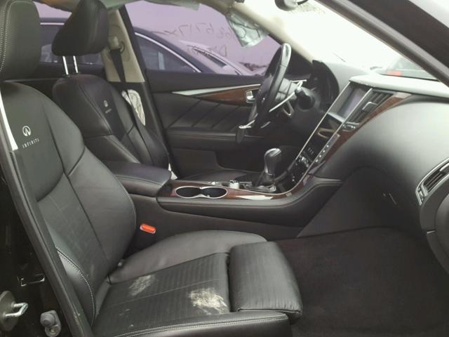 JN1BV7AR1EM699285 - 2014 INFINITI Q50 BASE Negro foto 5