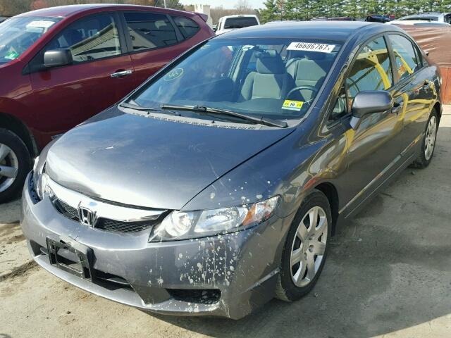 19XFA16599E021689 - 2009 HONDA CIVIC GRAY photo 2