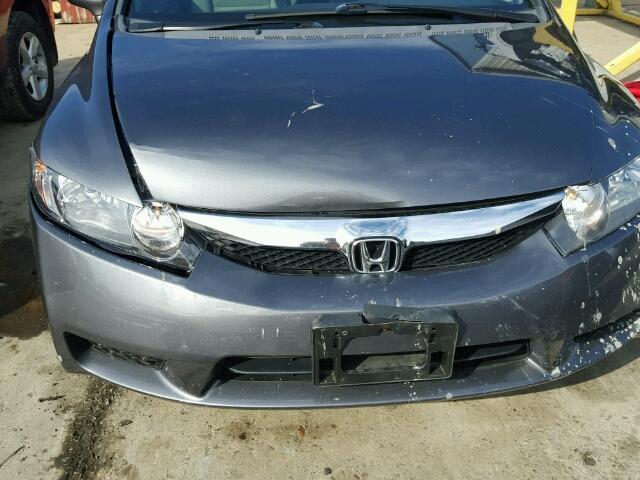 19XFA16599E021689 - 2009 HONDA CIVIC GRAY photo 9