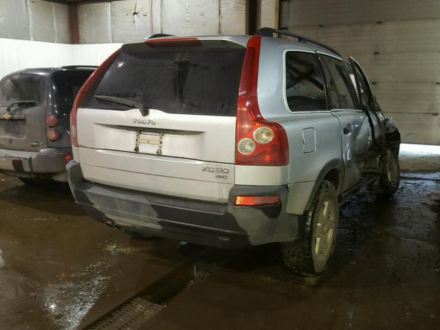 YV1CZ59H841032438 - 2004 VOLVO XC90 SILVER photo 4