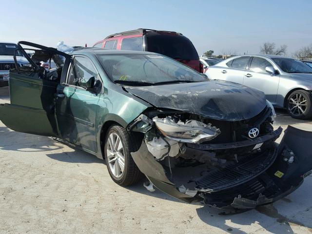 5YFBPRHEXEP018611 - 2014 TOYOTA COROLLA EC GREEN photo 1