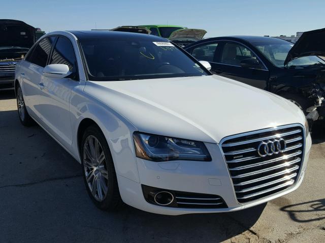 WAURGAFDXDN033855 - 2013 AUDI A8 L QUATT WHITE photo 1