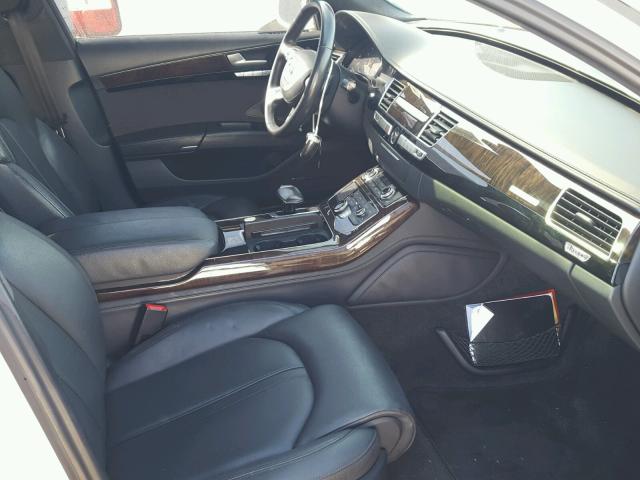 WAURGAFDXDN033855 - 2013 AUDI A8 L QUATT WHITE photo 5