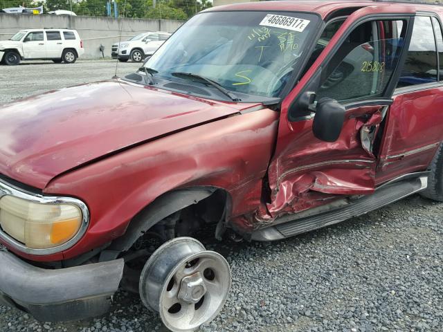 1FMZU32E9XUB73956 - 1999 FORD EXPLORER RED photo 10