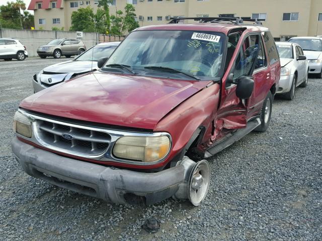 1FMZU32E9XUB73956 - 1999 FORD EXPLORER RED photo 2