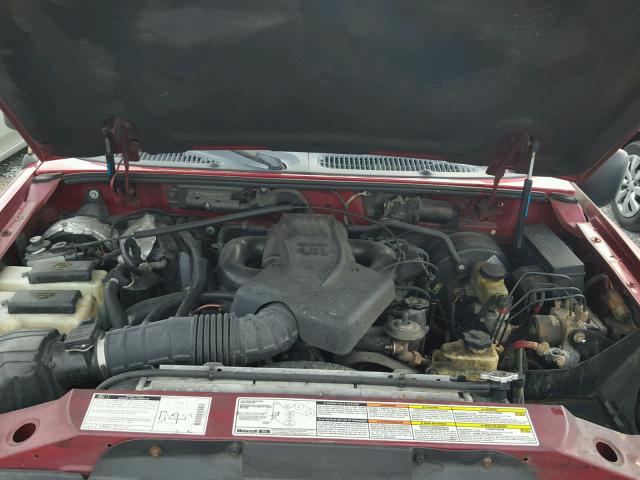 1FMZU32E9XUB73956 - 1999 FORD EXPLORER RED photo 7