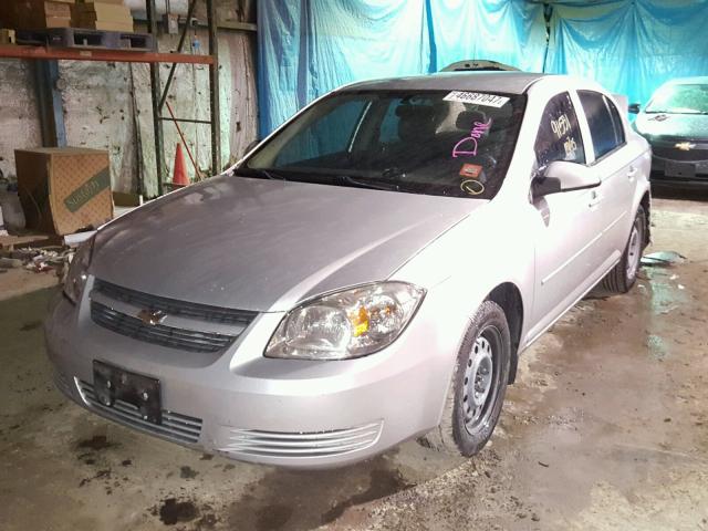 1G1AD5F58A7230881 - 2010 CHEVROLET COBALT 1LT SILVER photo 2