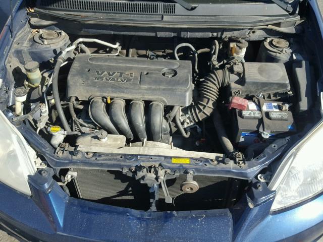 2T1KR32E57C680003 - 2007 TOYOTA COROLLA MA BLUE photo 6