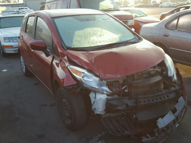 3N1CE2CP0FL357678 - 2015 NISSAN VERSA NOTE RED photo 1