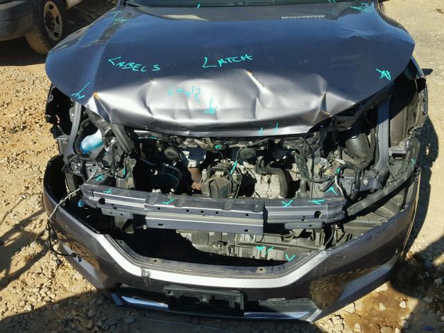 1HGCR2F5XFA185132 - 2015 HONDA ACCORD SPO GRAY photo 9