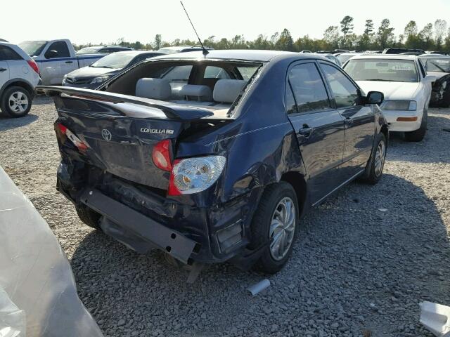 1NXBR32E45Z462310 - 2005 TOYOTA COROLLA CE BLUE photo 4