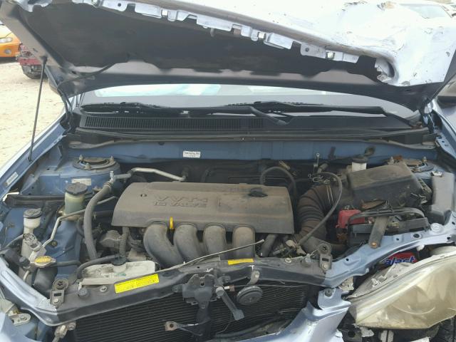 2T1KR32E44C316442 - 2004 TOYOTA COROLLA MA BLUE photo 7