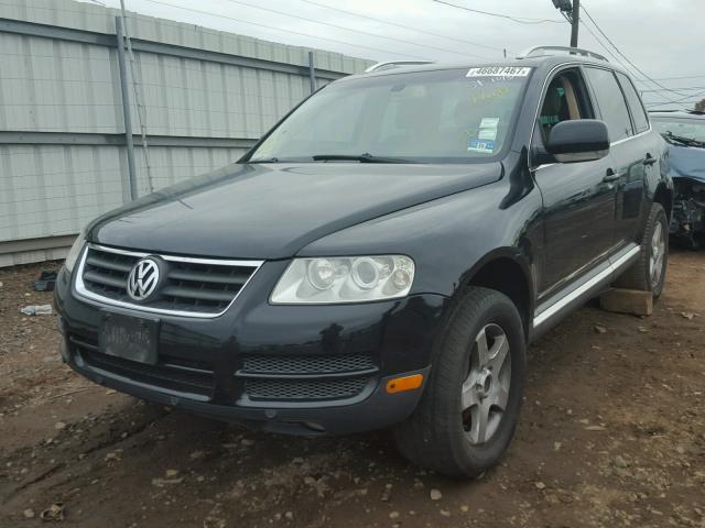 WVGZE77L07D005165 - 2007 VOLKSWAGEN TOUAREG BLACK photo 2