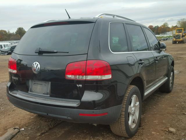 WVGZE77L07D005165 - 2007 VOLKSWAGEN TOUAREG BLACK photo 4