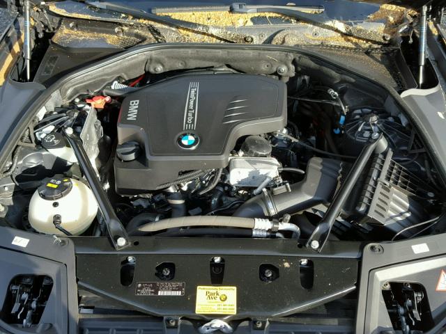 WBA5A7C54ED618583 - 2014 BMW 528 XI BLACK photo 7