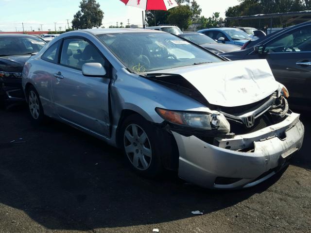 2HGFG12667H540053 - 2007 HONDA CIVIC LX SILVER photo 1