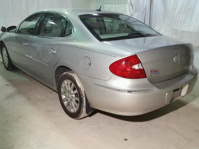 2G4WE587281130335 - 2008 BUICK LACROSSE C SILVER photo 3