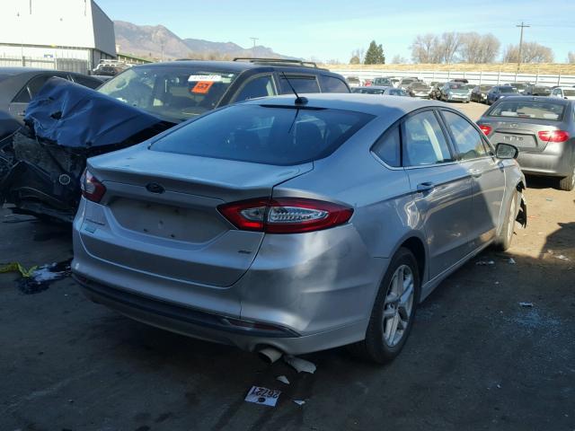 3FA6P0H73ER159941 - 2014 FORD FUSION SE SILVER photo 4