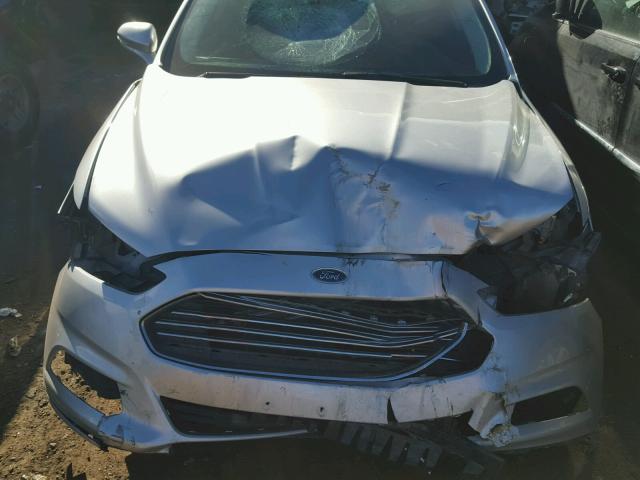 3FA6P0H73ER159941 - 2014 FORD FUSION SE SILVER photo 7