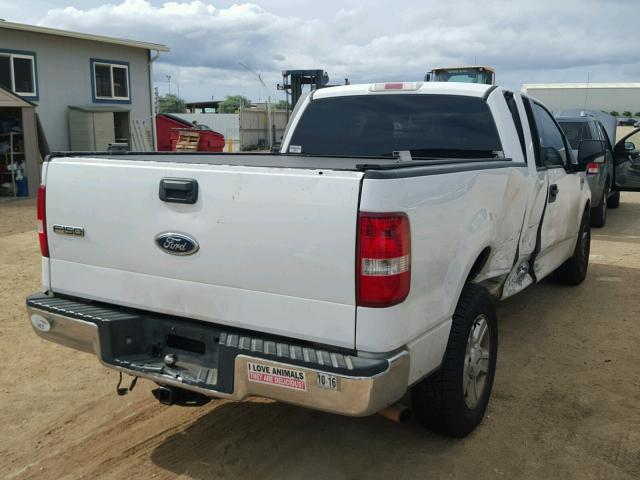 1FTPX12534NC43013 - 2004 FORD F150 WHITE photo 4