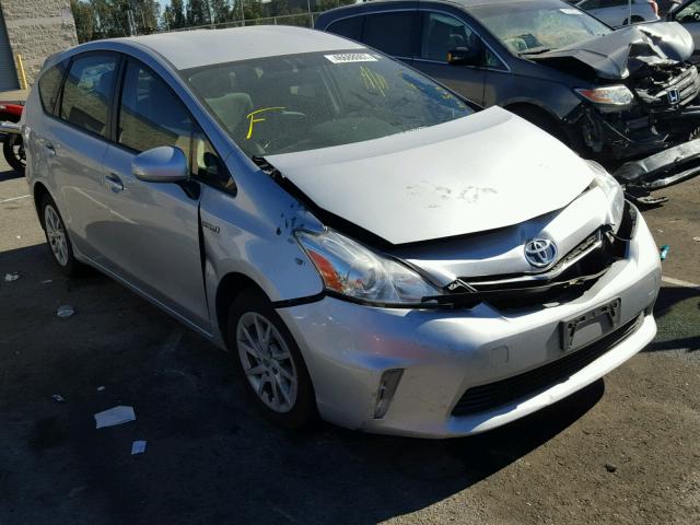 JTDZN3EU7D3262561 - 2013 TOYOTA PRIUS V SILVER photo 1