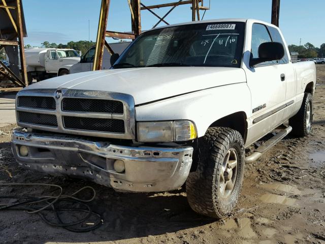 1B7HC13Y71J514750 - 2001 DODGE RAM 1500 WHITE photo 2