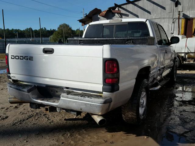 1B7HC13Y71J514750 - 2001 DODGE RAM 1500 WHITE photo 4