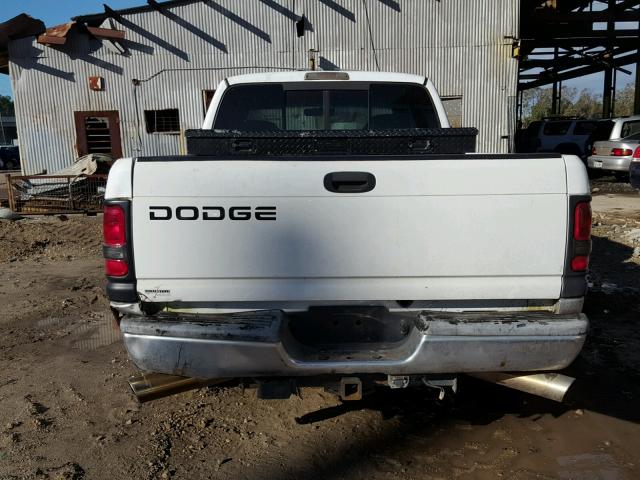 1B7HC13Y71J514750 - 2001 DODGE RAM 1500 WHITE photo 9