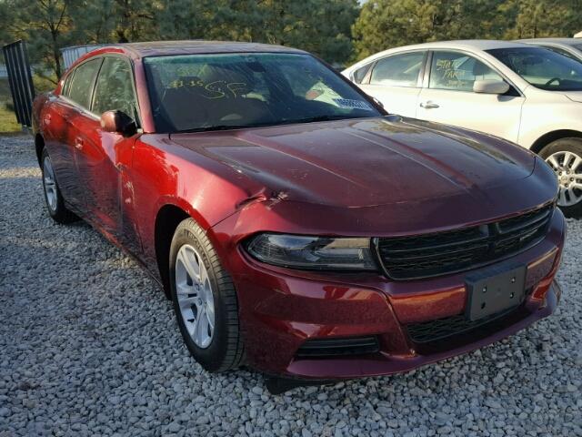 2C3CDXBG3JH142543 - 2018 DODGE CHARGER SX BURGUNDY photo 1